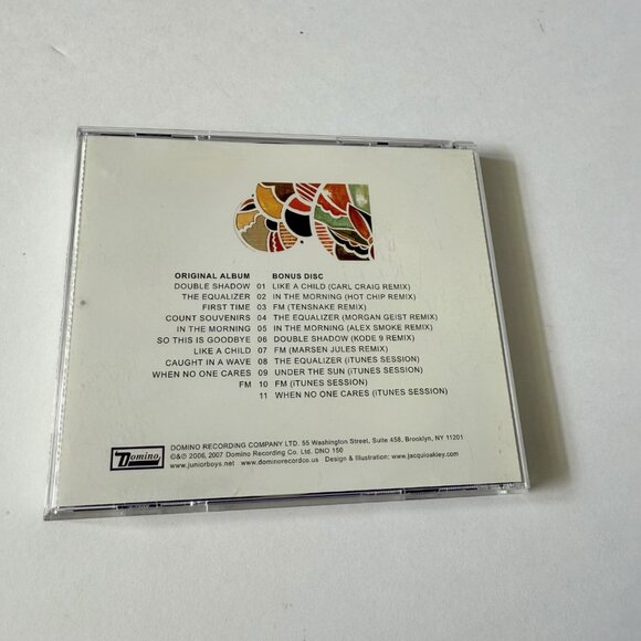 CD Junior Boys So This Is Goodbye 2 Disc Set - Picture 5 of 5